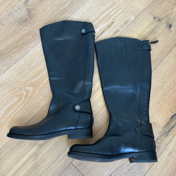 Women’s Sam Edelman Mikala Knee High Wide Calf Black riding boot - Picture 3 of 11